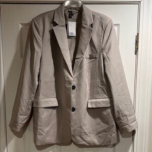 H&M Taupe Blazer women’s size L